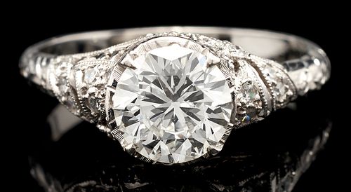 1.74 CTW PLATINUM DIAMOND