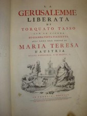 1745 Edition "La Gerusalemme L