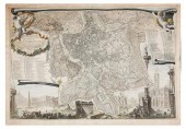 1748 NOLLI/PIRANESI MAP OF ROM