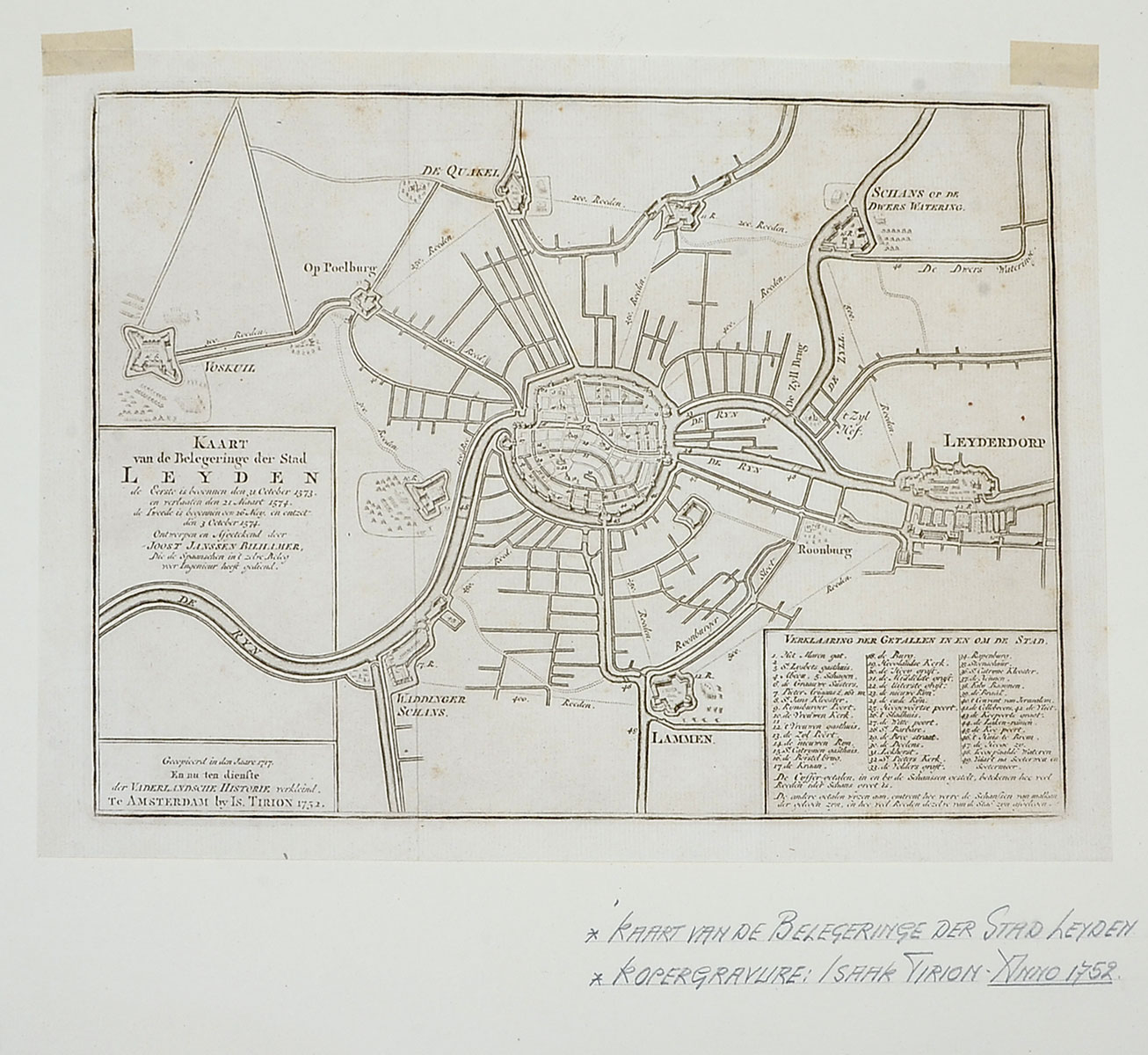 1752 COPPER ENGRAVING MAP OF