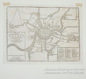 1752 COPPER ENGRAVING MAP OF A