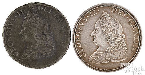 1757 GEORGE II INDIAN PEACE MEDAL