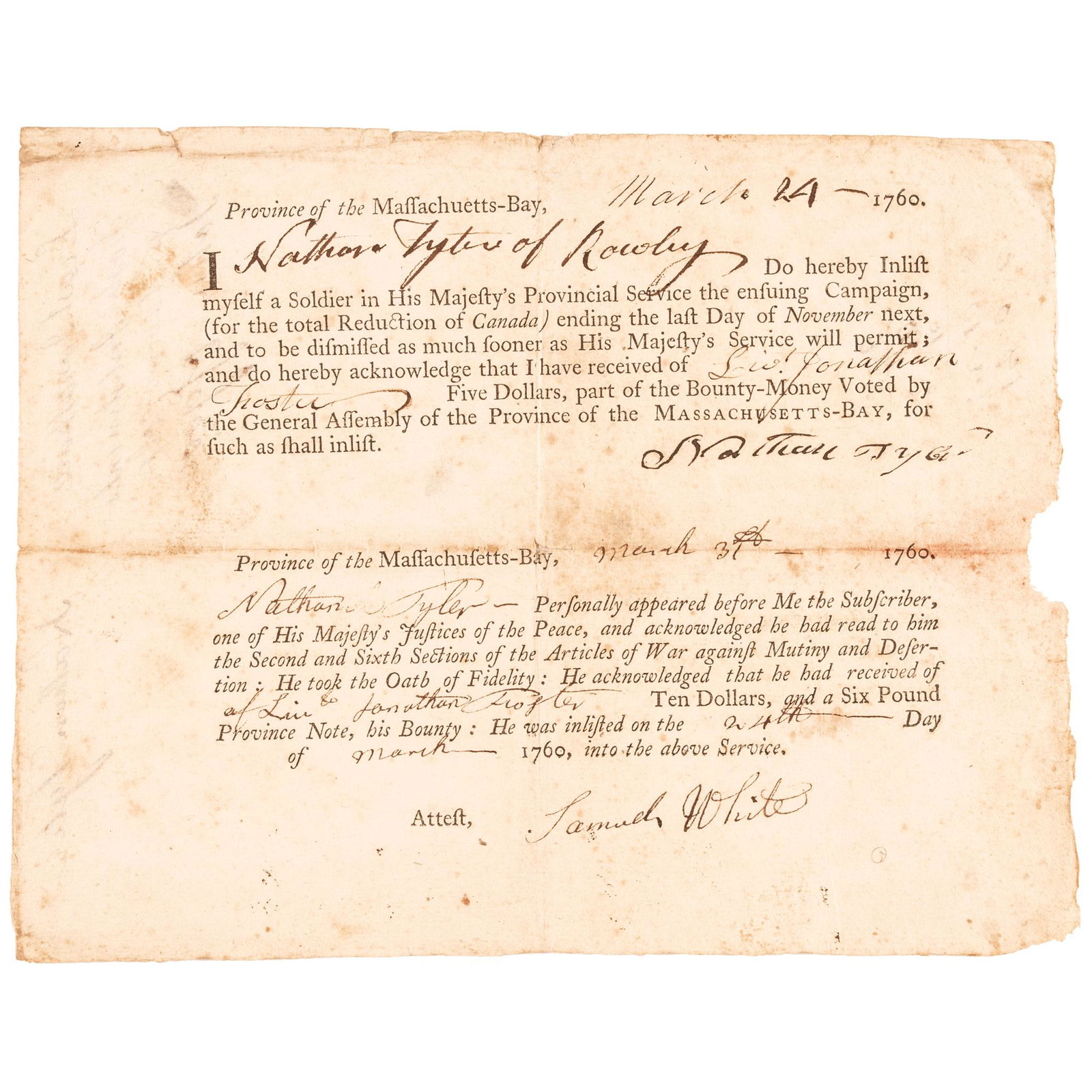 1760 FRENCH + INDIAN WAR