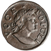 1760 HIBERNIA-VOCE POPULI HALF