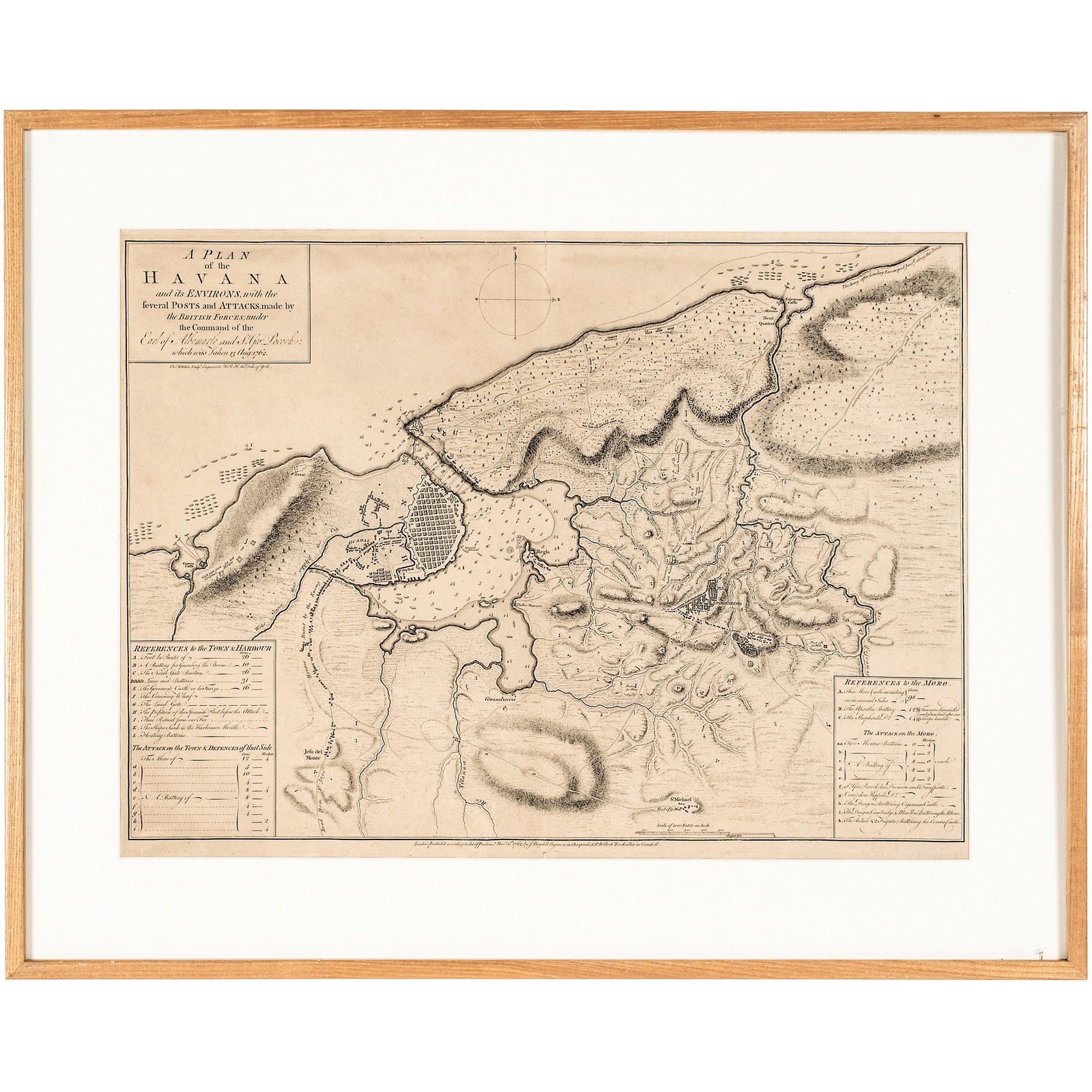 1762 T. KITCHIN MAP, A PLAN OF