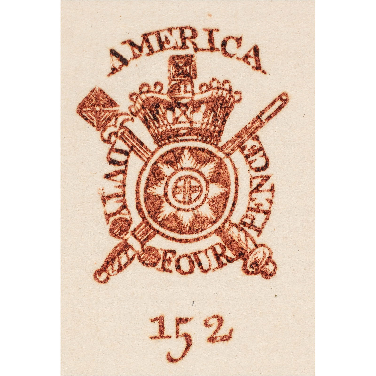 1765 COLONIAL ERA, AMERICA WITH