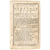1766 NATHANIEL AMES BOSTON ALM