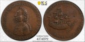 1766 WILLIAM PITT TOKEN HALF P