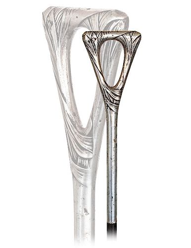 177. SILVER ART NOUVEAU DRESS