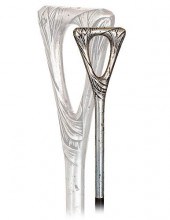 177. SILVER ART NOUVEAU DRESS