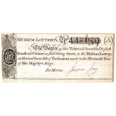 (1773) BRITISH MUSEUM LOTTERY