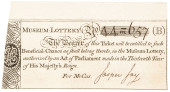 (1773) BRITISH MUSEUM LOTTERY