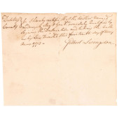 1773-DATED GILBERT LIVINGSTON