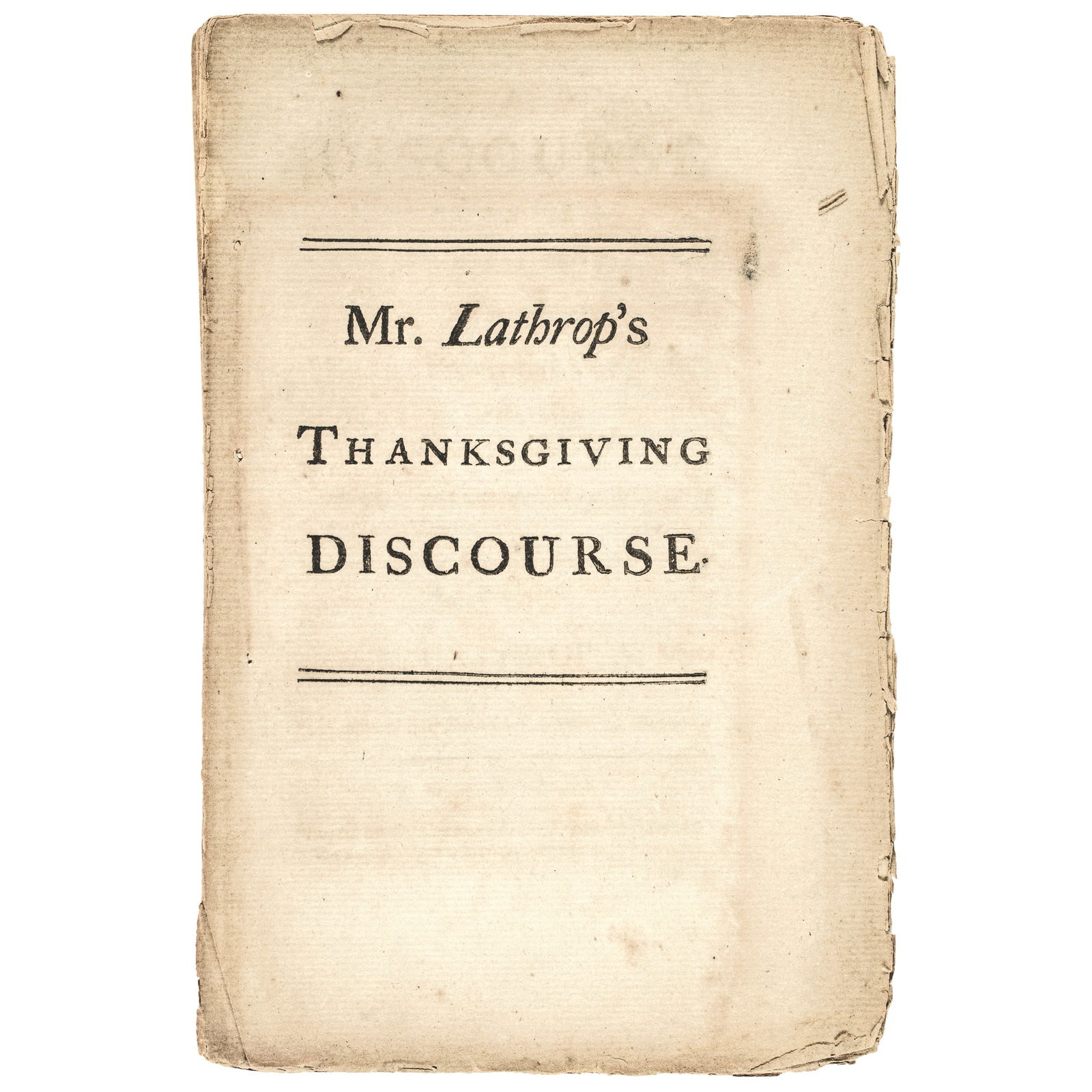 1774 DENOUNCING THE INTOLERABLE