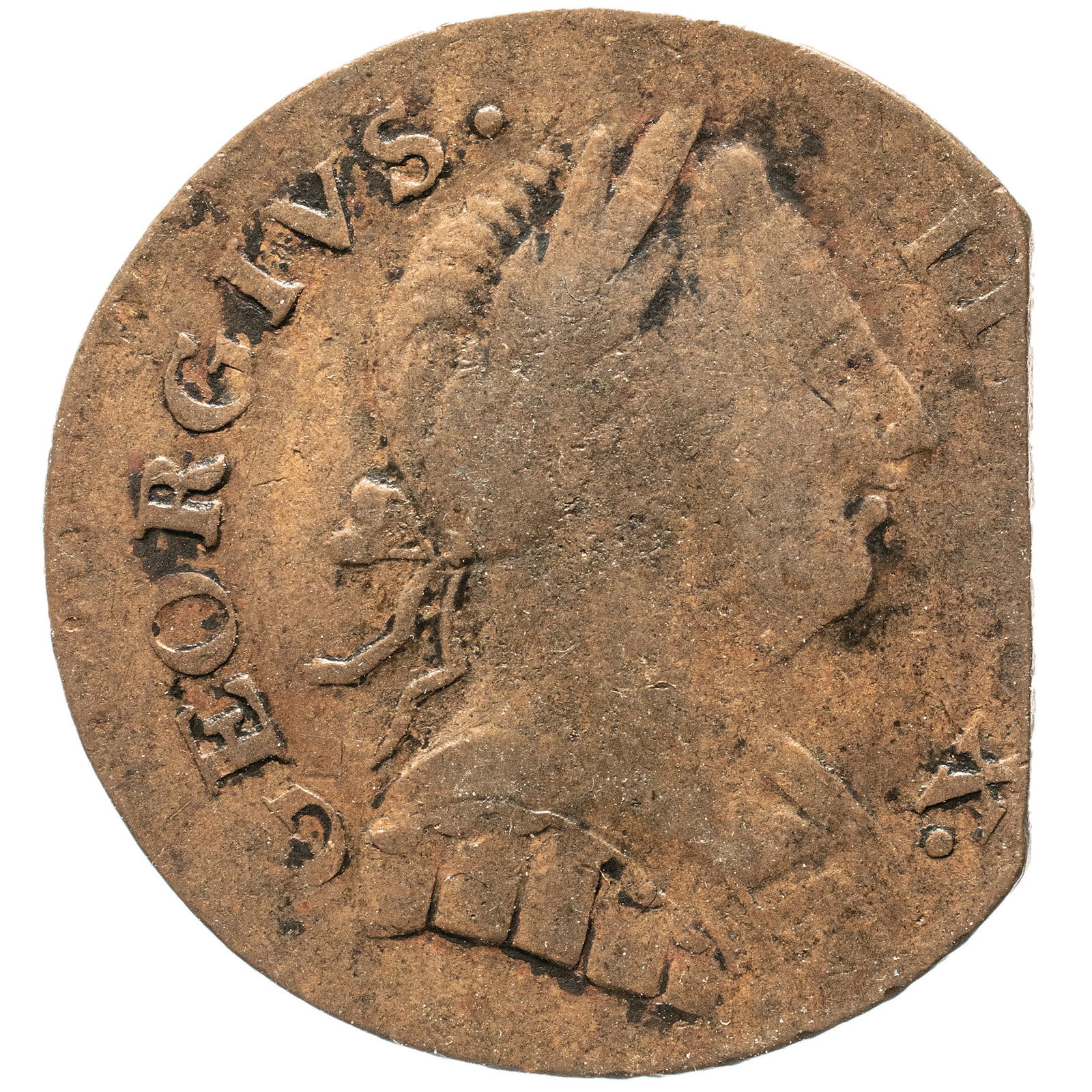 1774 MACHIN'S MILLS COLONIAL COPPER