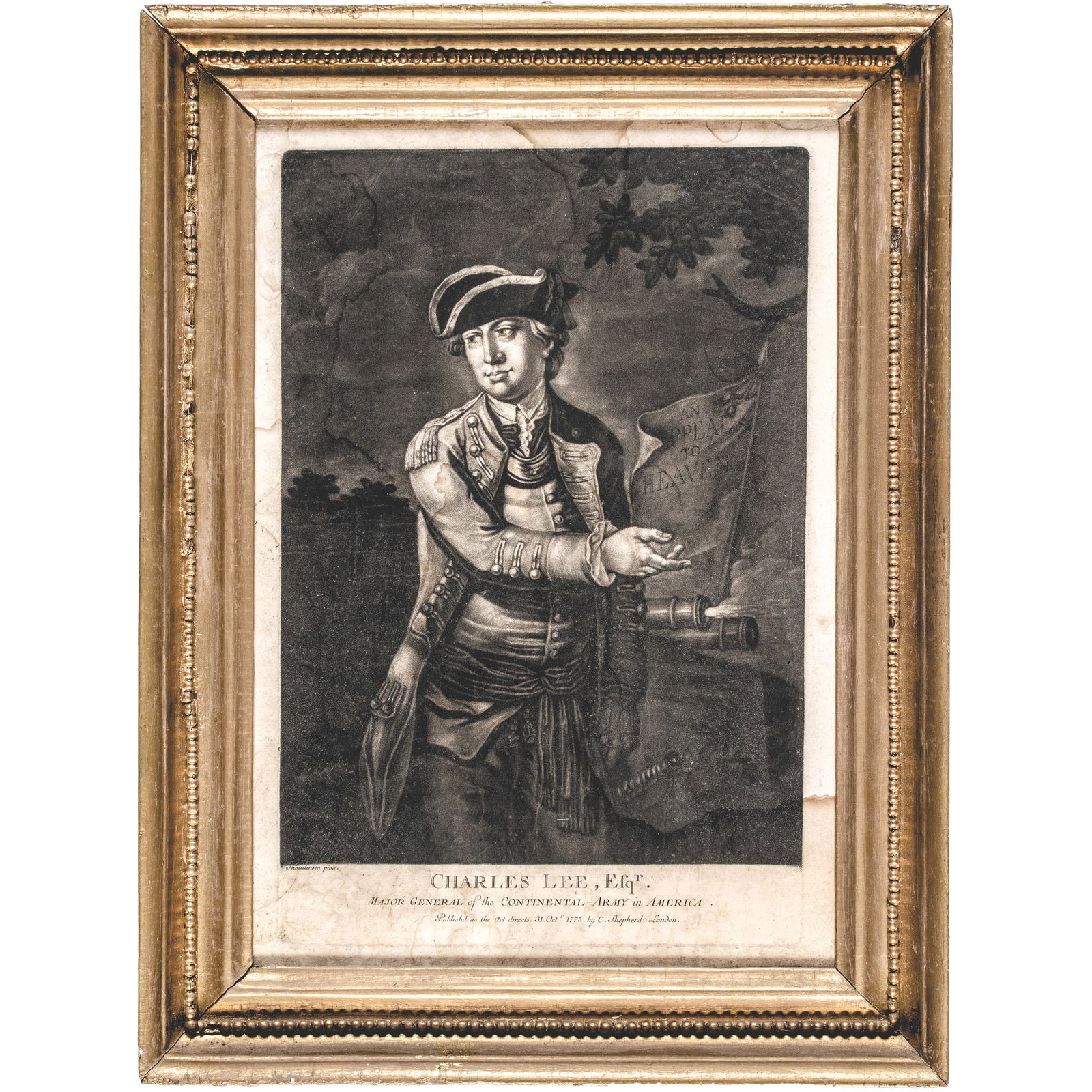 1775 CHARLES LEE, ESQR. MAJOR