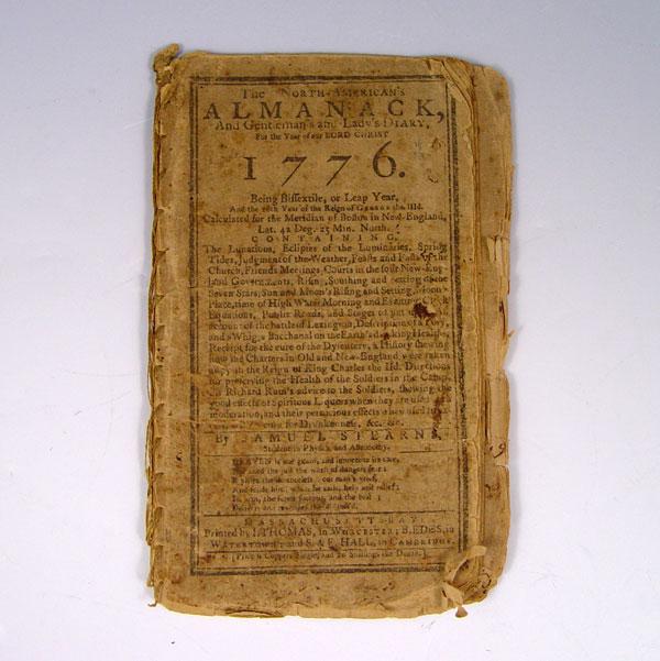 1776 ALMANAC OF THE BATTLE OF