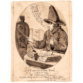 1776 BRITISH SATIRICAL PRINT A