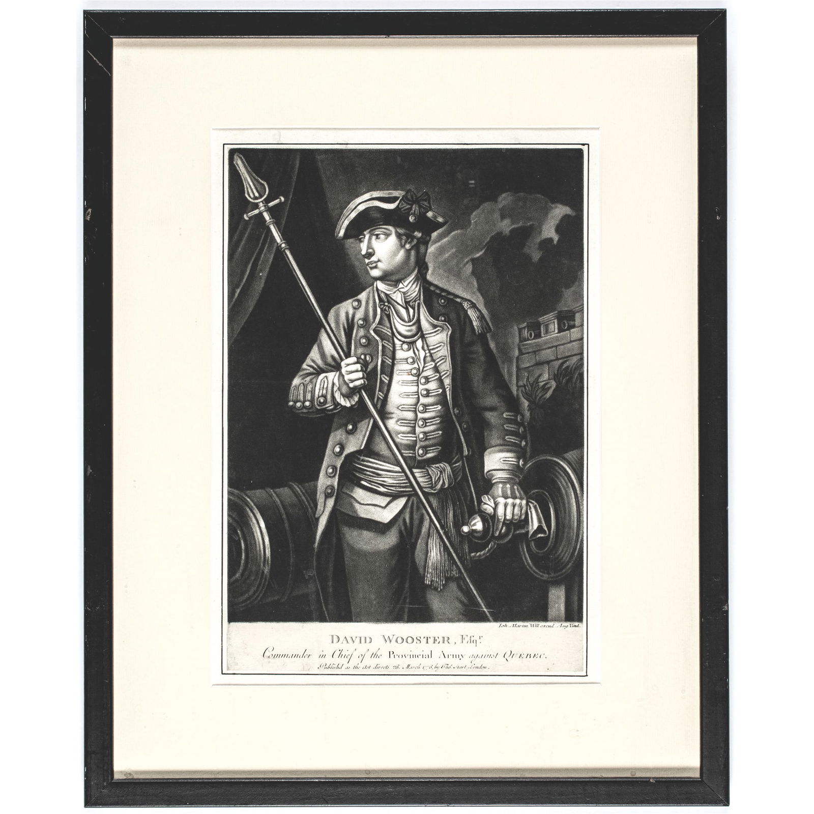 1776 DAVID WOOSTER, ESQR.: