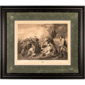 1776 ENGRAVED PRINT, THE DEATH