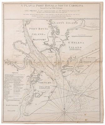 1776 map, Port Royal, South