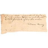 1777 SILAS PHELPS RECEIPT FOR