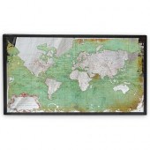 1778 GLOBE MAP WALL ART MIRROR