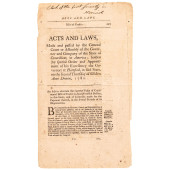 1780-DATED REVOLUTIONARY WAR I