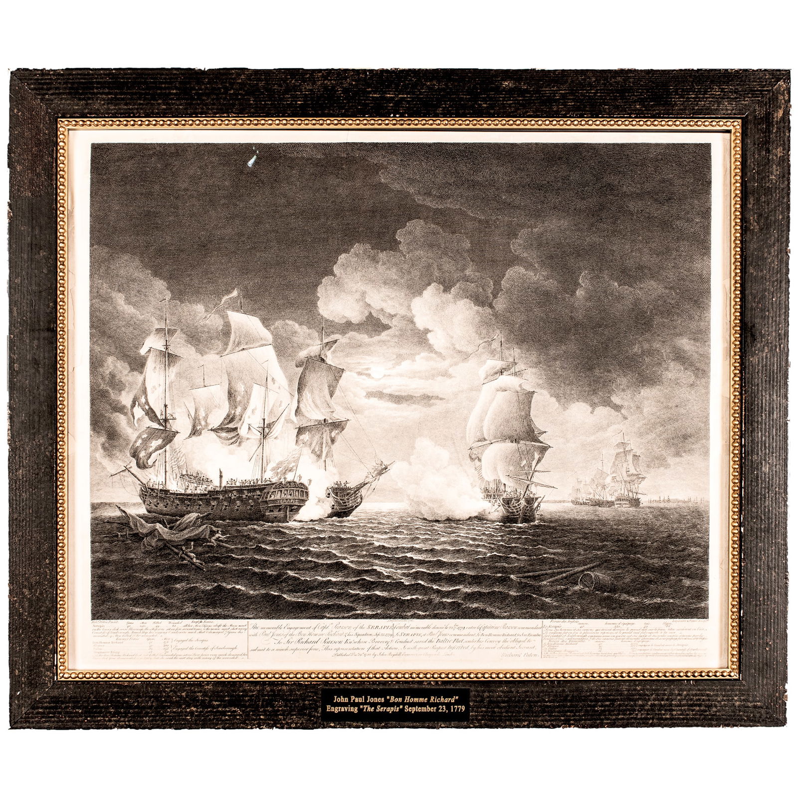 1780 ENGRAVING, ENGAGEMENT OF