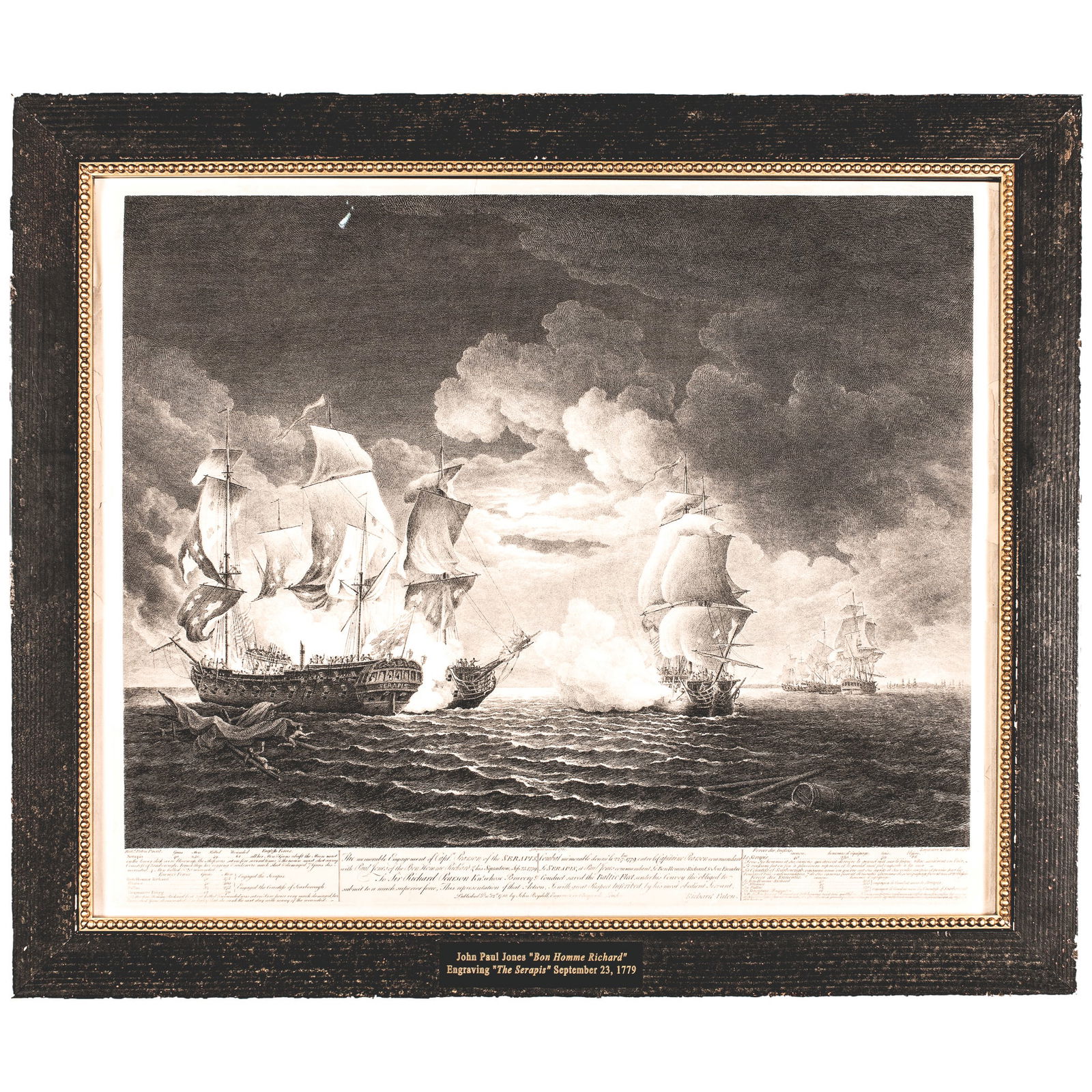 1780 ENGRAVING, ENGAGEMENT OF