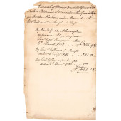 1780 RECEIPT FOR BRITISH PRISO