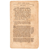 1781 CT, REV. WAR ACTS ON HIGH
