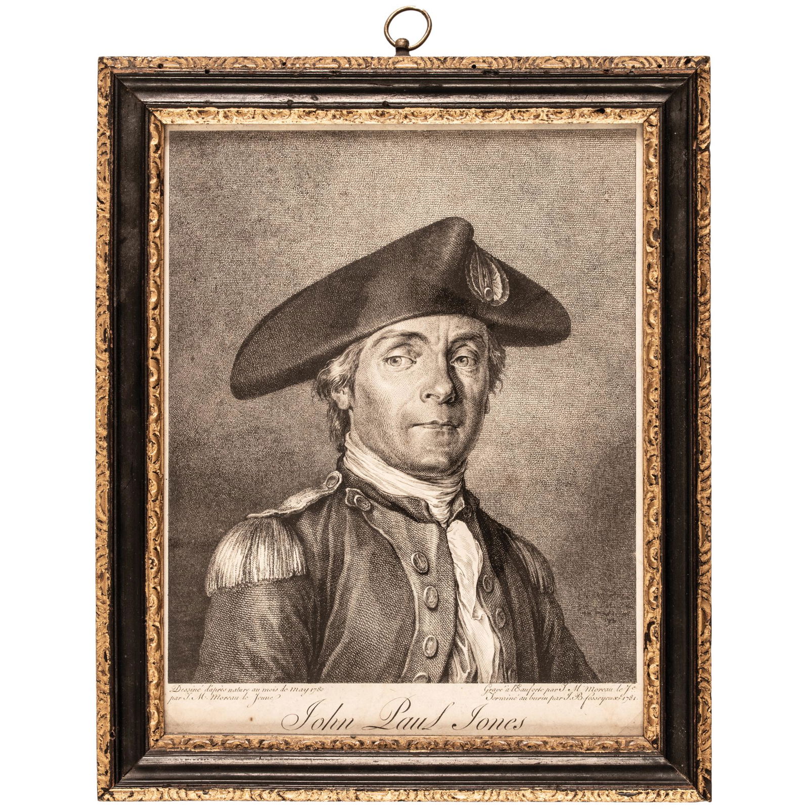 1781 DATED REVOLUTIONARY WAR FRAMED