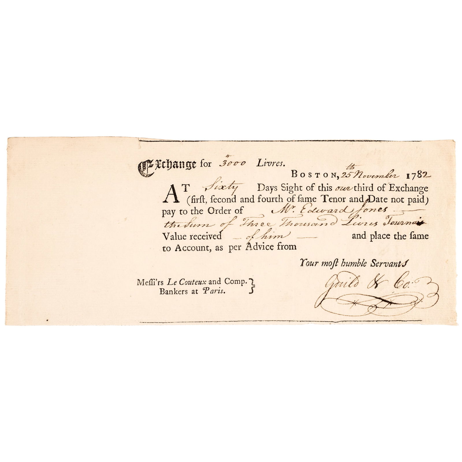 1782 BOSTON, MA. AND 1795
