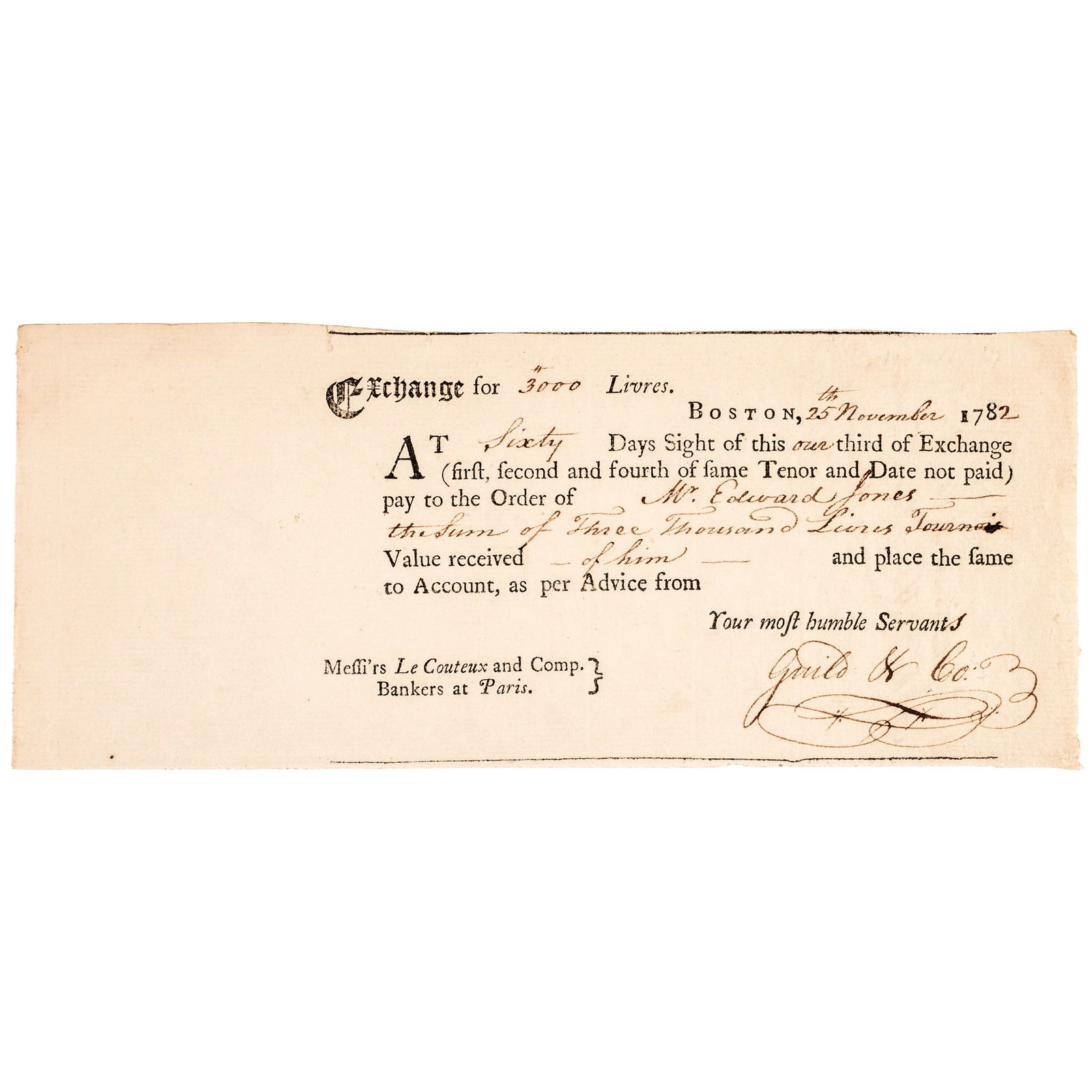 1782 BOSTON, MA AND 1795