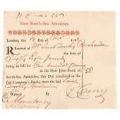 1782 NEW SOUTH-SEA ANNUITIES.