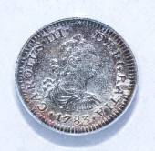 1783 MEXICO 1/2 REAL - SHIPWRE