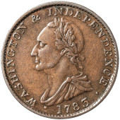 1783 WASHINGTON DRAPED BUST CE