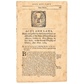 1784 CONNECTICUT ACTS AND LAWS