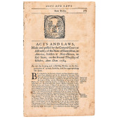 1784 CONNECTICUT ACTS AND LAWS