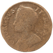 1786-ENGRAVED DATE, GEORGE II