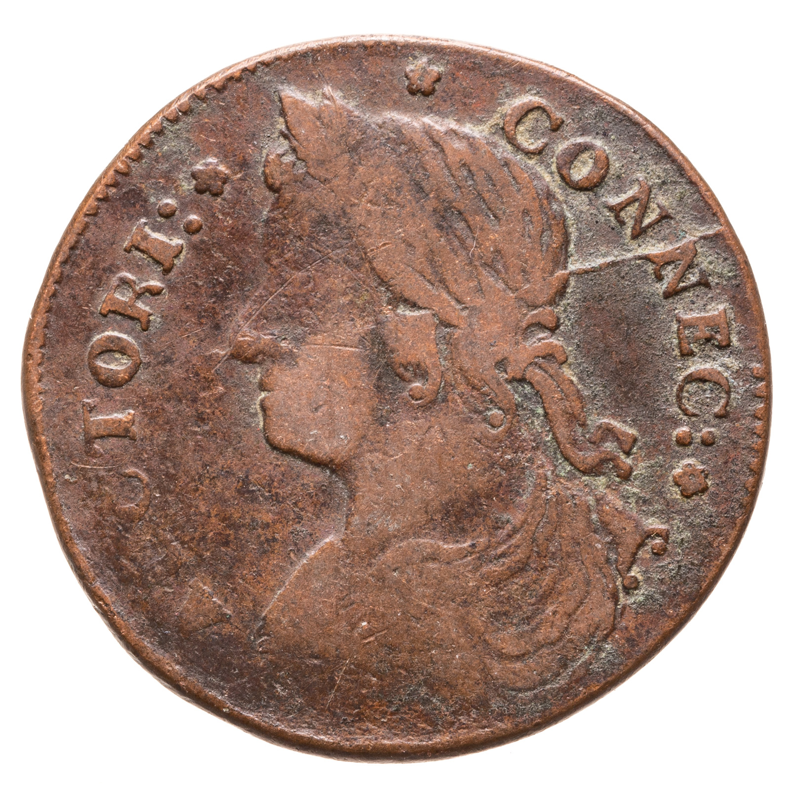 1787 CONNECTICUT MILLER 33.28-Z16
