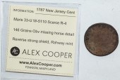 1787 NEW JERSEY CENT, MARIS 33