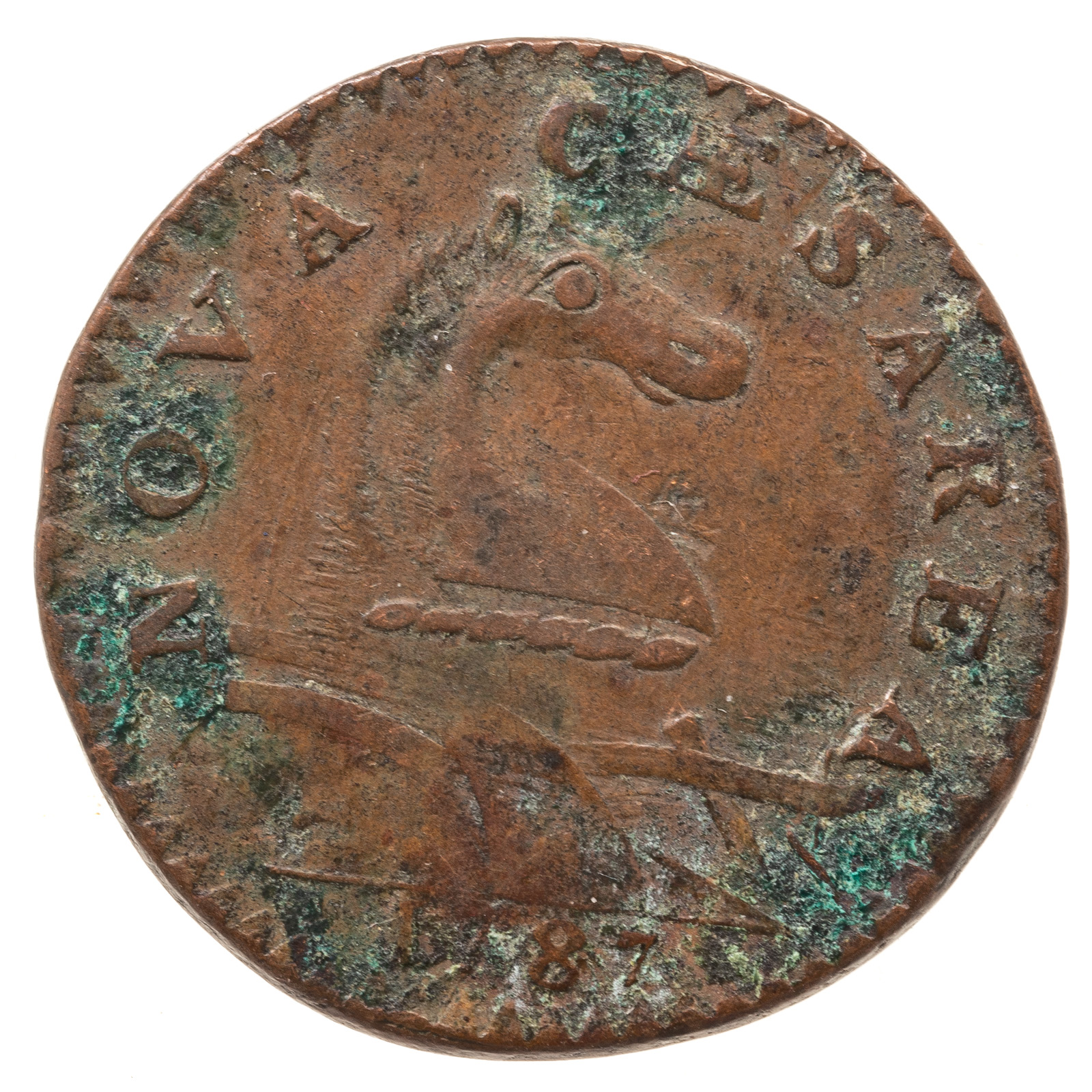 1787 NEW JERSEY COPPER 46-E W5250