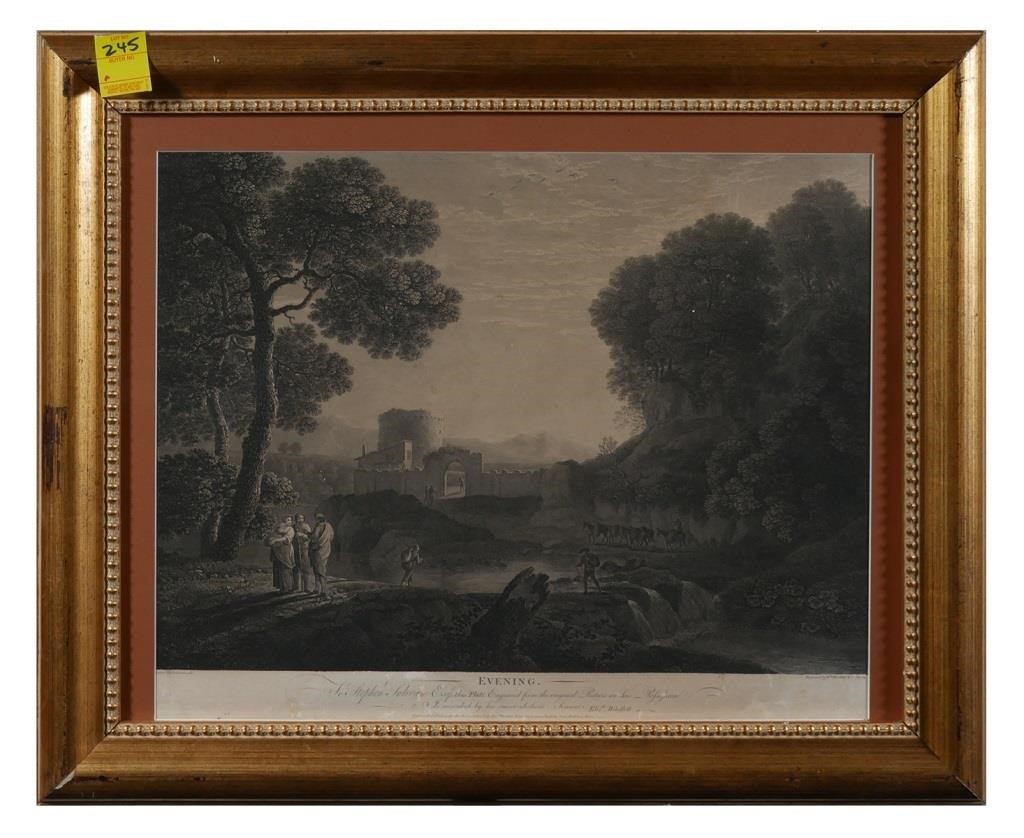 1787 WOOLLETT ENGRAVING PRINT
