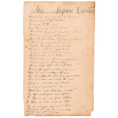 1788 THE NEGROS COMPLAINT, MAN