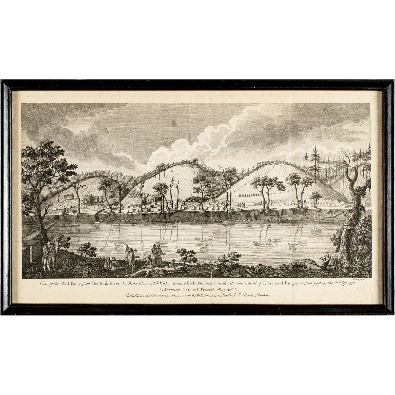 1789 ENGRAVED PRINT: VIEW OF THE