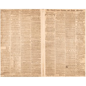 1789 JOHN DUNLAP NEWSPAPER LIS