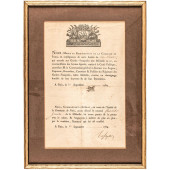 1789 LAFAYETTE, ORDERS GOLD ME