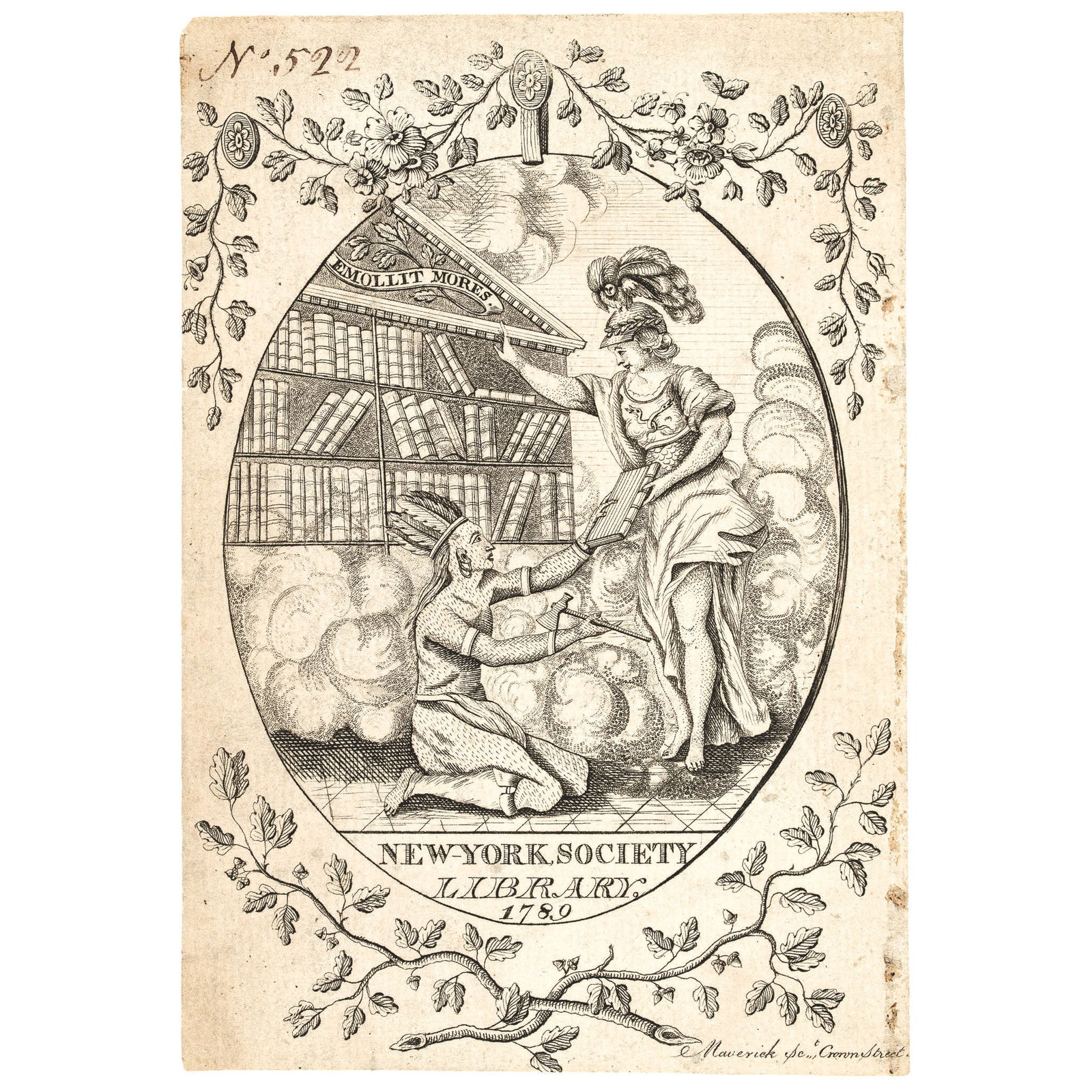 1789 NEW YORK SOCIETY LIBRARY